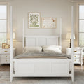 White King Size Four-Poster Bed with 75-Inch Posts – 2 Person