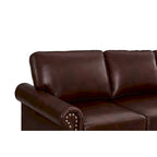 Navy Blue / Burgundy / Black / Grey Velvet Chesterfield Sofa with Button Tufting & Gold Trim – 3 Person