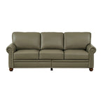 Navy Blue / Burgundy / Black / Grey Velvet Chesterfield Sofa with Button Tufting & Gold Trim – 3 Person
