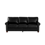 Navy Blue / Burgundy / Black / Grey Velvet Chesterfield Sofa with Button Tufting & Gold Trim – 3 Person