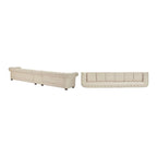 Fabric Button-Tufted Modular Chesterfield Sofa – 4 / 5 / 6 Seat