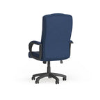 High-Back Fabric Swivel Office Chair – Beige / Gray / Navy Blue / Burgundy – 1 Person