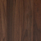 Walnut Brown & Gold Mid-Century 2-Drawer Nightstand with Angled Legs – 1 Person