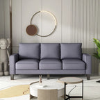Beige Fabric Loveseat & Sofa Set with Under-Seat Storage – 2+3 Person