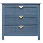 Blue 3-Drawer Storage Cabinet