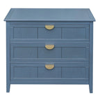 Blue 3-Drawer Storage Cabinet